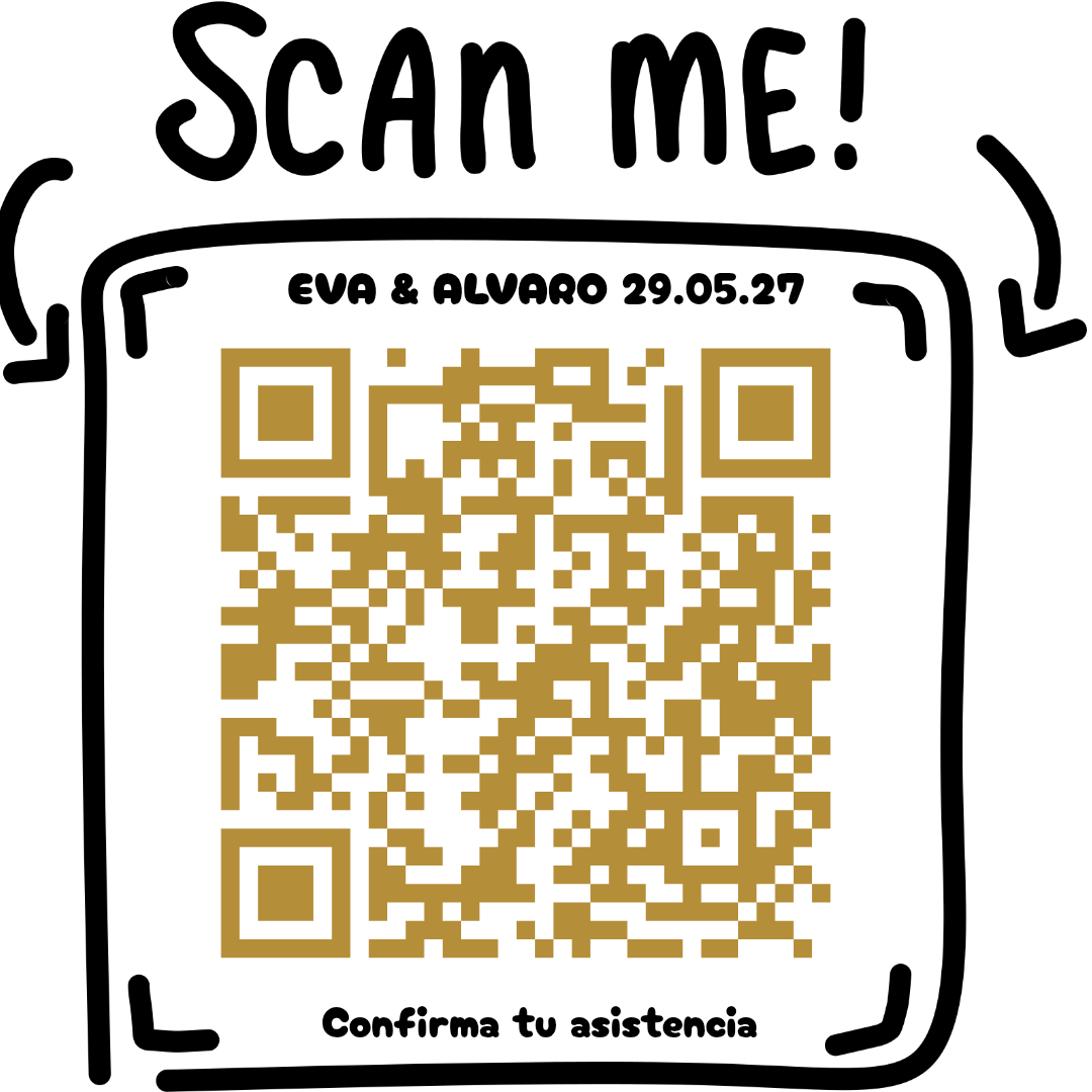 QR confirmar asistencia Eva y Álvaro